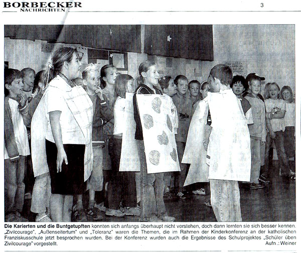 Presseartikel vom 09.06.2005 aus den Borbecker Nachrichten