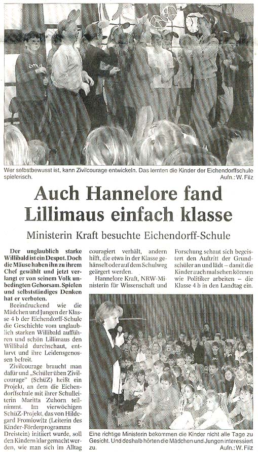 Presseartikel vom 04.03.2005 aus den Borbecker Nachrichten